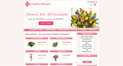 Desktop Screenshot of creativeflowers.ie